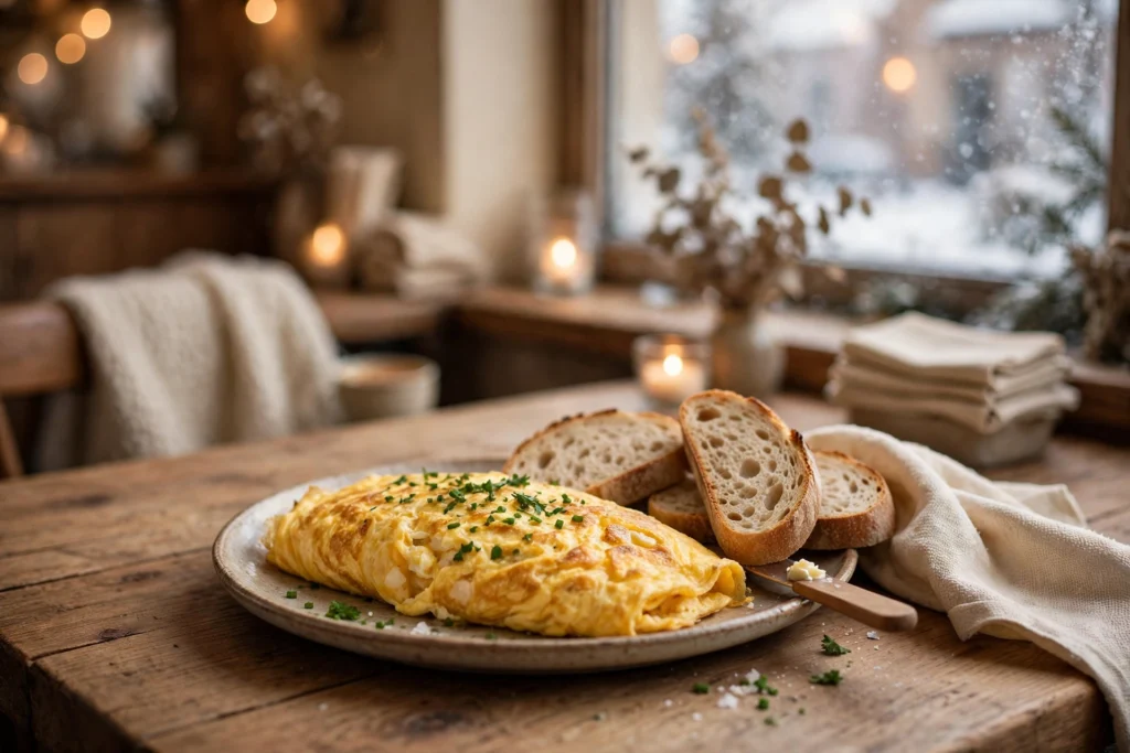 Omelette with Bread