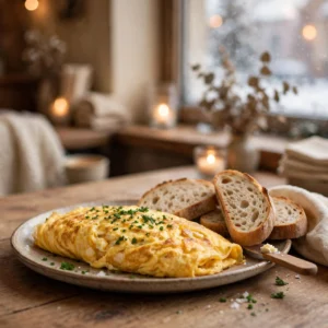 Omelette with Bread